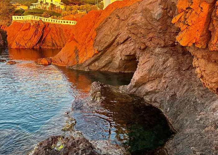 Azurea Esterel Vue Piscine Chauffee Classe 3 Etoiles Сен-Рафаэль
